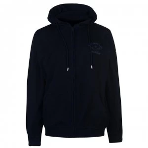 image of Paul And Shark Zip Through Hoodie - Navy 150