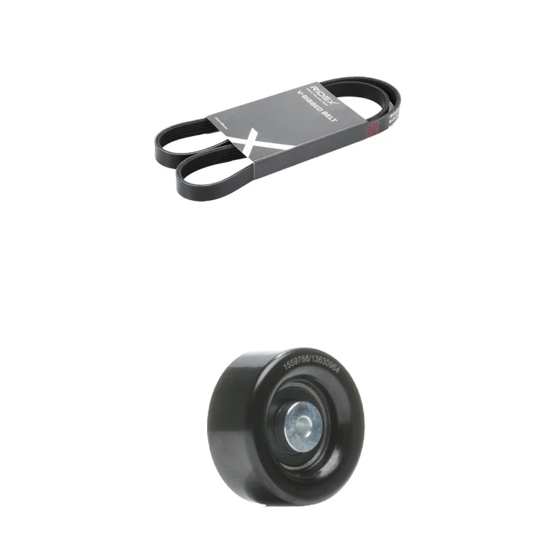 Image of RIDEX 542R0374 V-ribbed belt set V-Ribbed Belt Set (542)