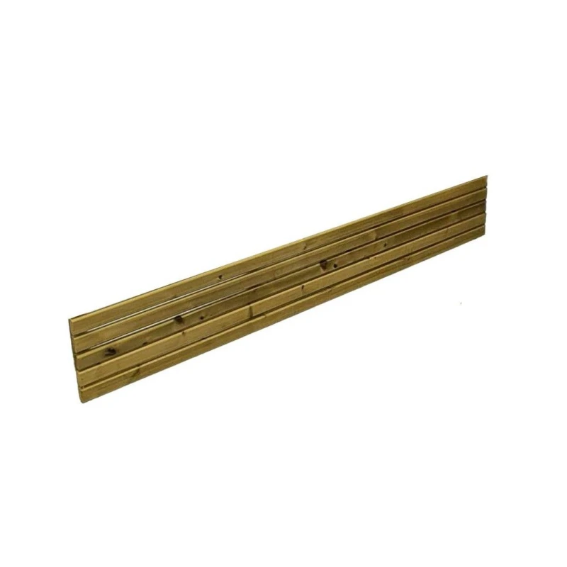 Image of Churnet Valley Garden Furniture Ltd Multi Pack of 2 - 6 x 1 Ft Contemporary Fence Panel - Fully Assembled in Brown Size: 2 Pack Brown Unisex 2 Pack