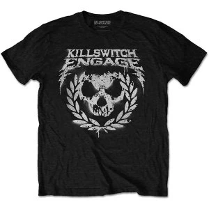 Image of Killswitch Engage - Skull Spraypaint Unisex Large T-Shirt - Black