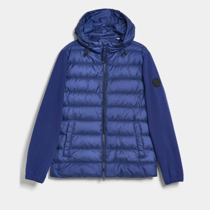 Image of Gant Mixed Soft Shell Jacket Navy male S