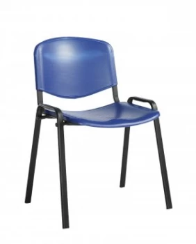 Image of Taurus plastic Meeting Room Stackable Room With no Arms - Blue
