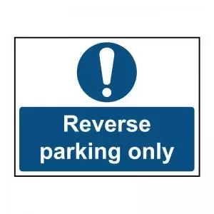 Image of Reverse parking only - ACPC 400 x 300mm