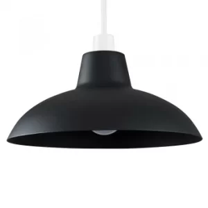 Image of Civic Matt Black Metal Pendant Shade