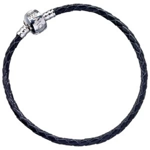 Image of Harry Potter Black Leather Charm Bracelet 20cm