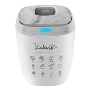 image of Kalorik TKGBBA2000 Bread Maker With Marble Finish - White