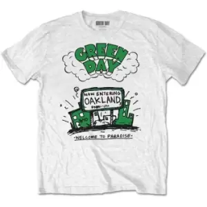 Image of Green Day - Welcome to Paradise Kids 13-14 Years T-Shirt - White
