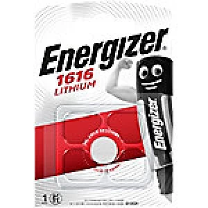 Image of Energizer Button Cell Batteries CR1616 3V Lithium