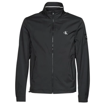 Image of Calvin Klein Jeans NYLON HARRINGTON mens Jacket in Black - Sizes S,M,L,XL,UK S,UK M