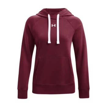 image of Under Armour Armour Rival Fleece Hoodie - League Red