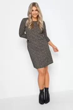 Image of Animal Print Shift Dress