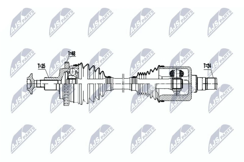 Image of NTY Drive shaft NTY NPW-ME-074