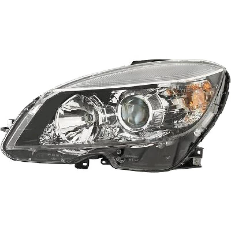 Image of DIEDERICHS 1671883 Headlights Priority Parts H7/H7, Left, with motor for headlamp levelling Headlight (259)