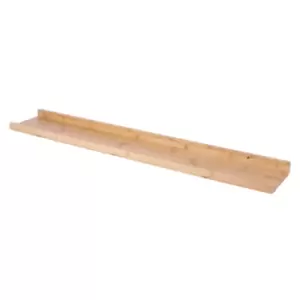 Image of Rustic Bamboo Block Floating Shelf 36" M&W