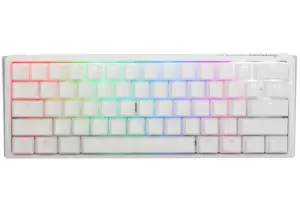 image of Ducky One 3 Mini Pure White keyboard USB German