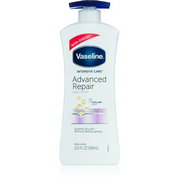 image of Vaseline Intensive Care regenerating body milk with pump 600 ml