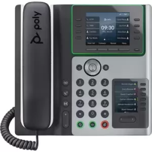 Image of POLY EDGE E400 IP phone Black Grey 8 lines LCD WiFi