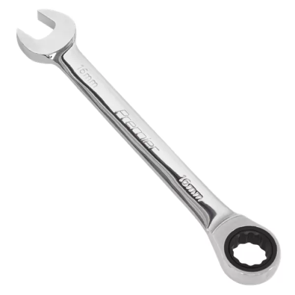 image of Genuine SEALEY RCW16 Ratchet Combination Spanner 16mm