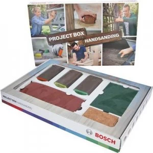 Image of Bosch Accessories 2607011376 15-part project box, hand loops, 3 x K60, 3 x K120, 3 x K240