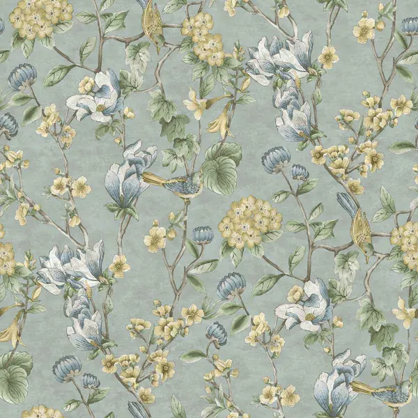 Image of Holden Decor Holden Decor Floral Bird Trail Blue
