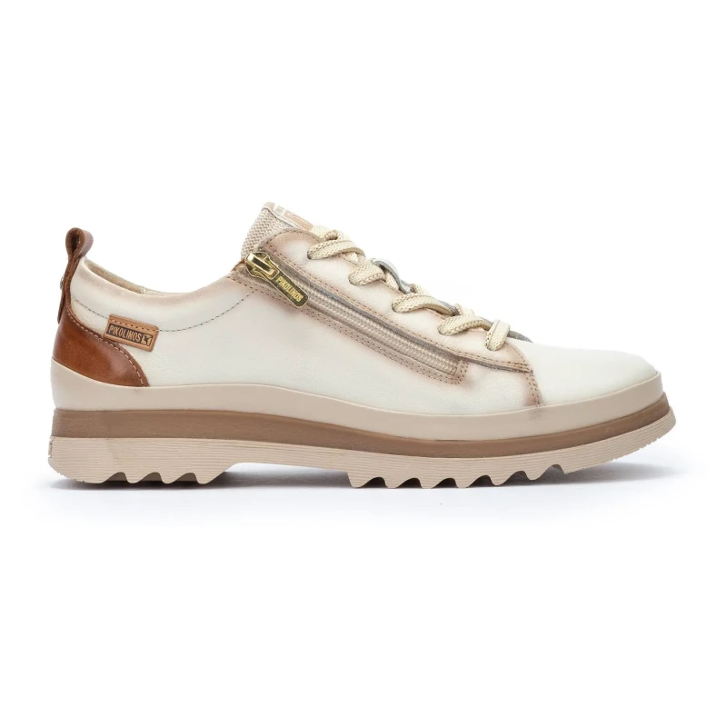 Image of Pikolinos Vigo W3W-6979 Leather Womens Comfort Shoes - Nata - Size:UK 4-4.5