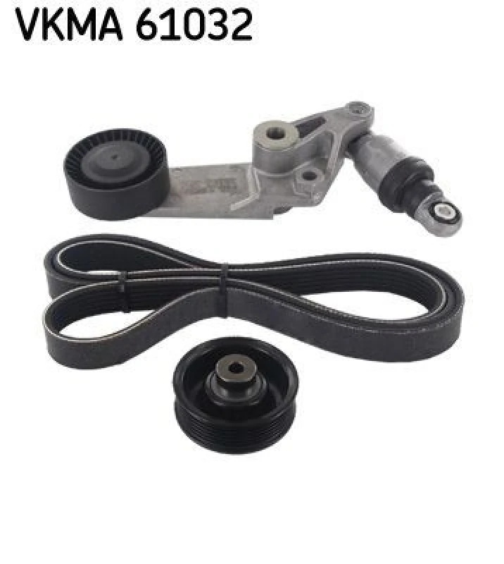 Image of SKF V-Ribbed Belt Set SKF VKMA 61032