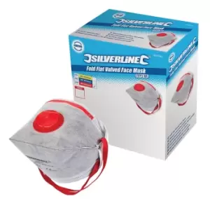 Image of Silverline Fold Flat Valved Face Mask FFP3 NR Display Box 25pk FFP3 NR 457043