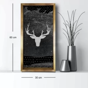 Image of 3060AHS-019 Multicolor Decorative Framed MDF Painting