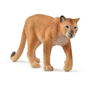 image of SCHLEICH Wild Life Cougar Toy Figure, 3 to 8 Years, Tan (14853)