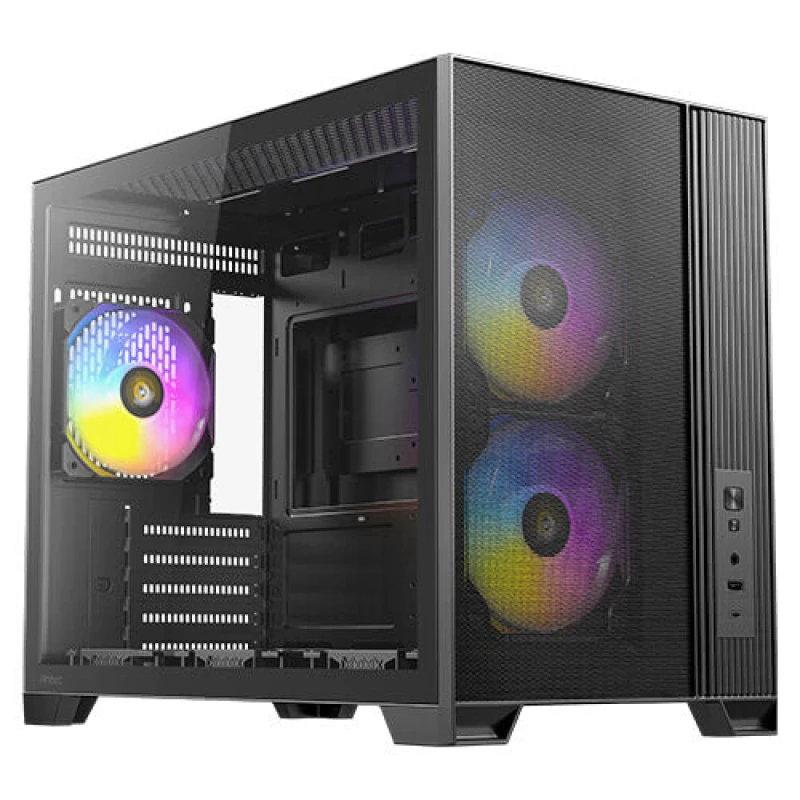 Image of Antec Antec FLUX M Micro Tower Black 0-761345-10253-7