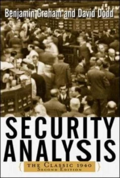 Image of Security Analysis The Classic 1940 Edition by Benjamin Graham