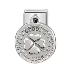 Image of Nomination Classic Silver Good Luck Charm