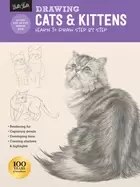 Image of drawing cats and kittens learn to draw step by step