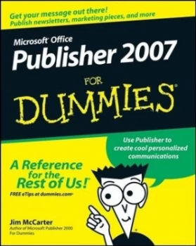 Image of Microsoft Office Publisher 2007 for Dummies by Jim Mccarter Paperback
