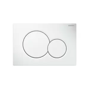 115.770.11.5 SIGMA01 Dual Flush Alpine White Flush Plate SIGMA 01 UP320 - Geberit