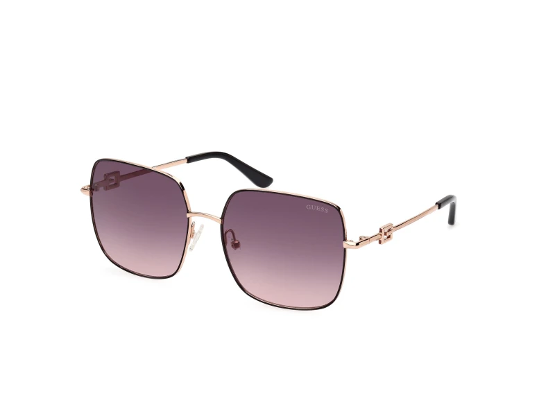 Image of Guess GU7906-H 05B Black Sunglasses Black female