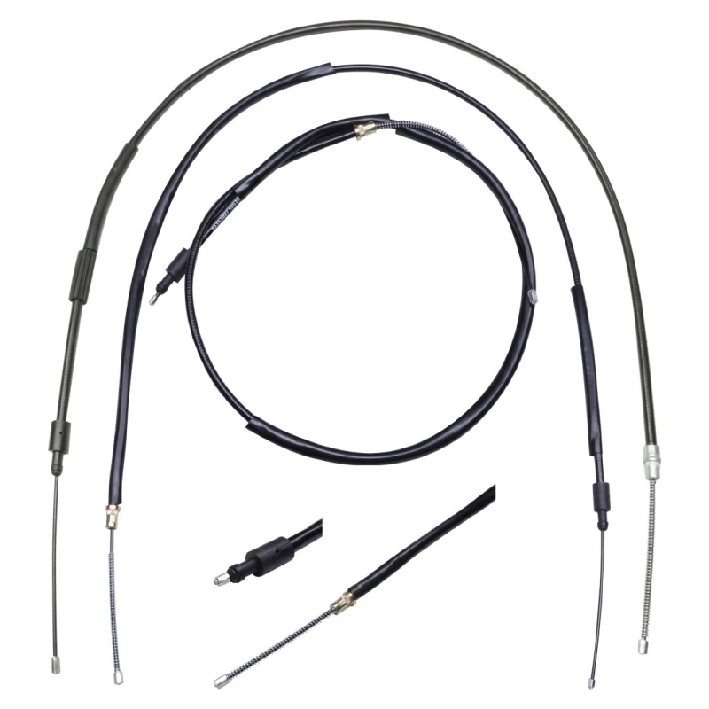 Image of RIDEX 124C1205 Brake Cable Rear, 1590/1260+1500/1170mm Cable,parking brake (124)