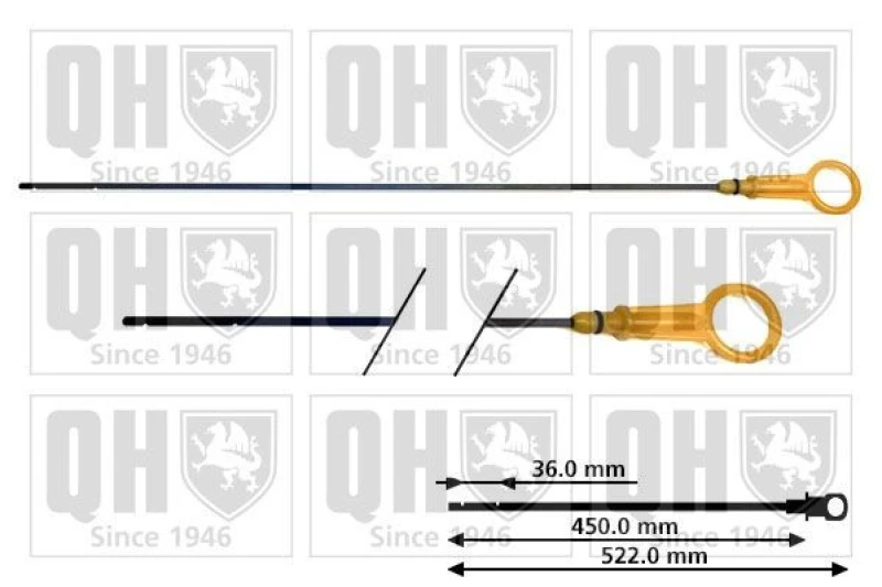 Image of QUINTON HAZELL Oil Dipstick QUINTON HAZELL QOD131