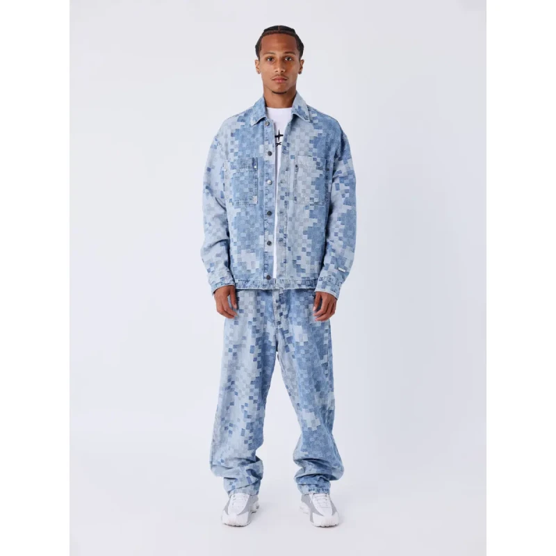 Image of Project X Paris Overshirt Project X Paris Bleu Male XL