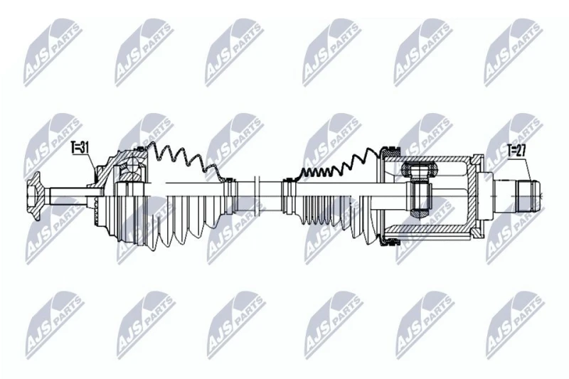 Image of NTY Drive shaft NTY NPW-BM-049