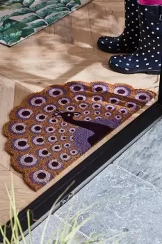 Image of Biodegradable Peacock Shaped Doormat