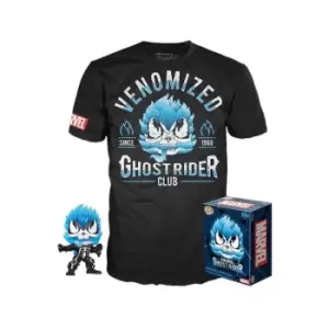 Image of Marvel Venomised Ghost Rider Pop! & Tee Bundle - L