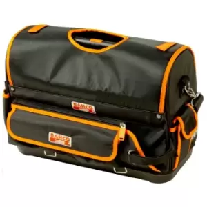 Image of Bahco - 4750FB1-19B 470mm Open Tote Tool Bag 19' Hard Base Tool Bag with Cover
