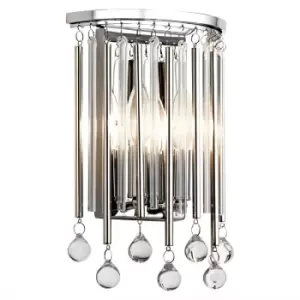 Image of Elstead Kichler Piper Wall Lamp Polished Chrome