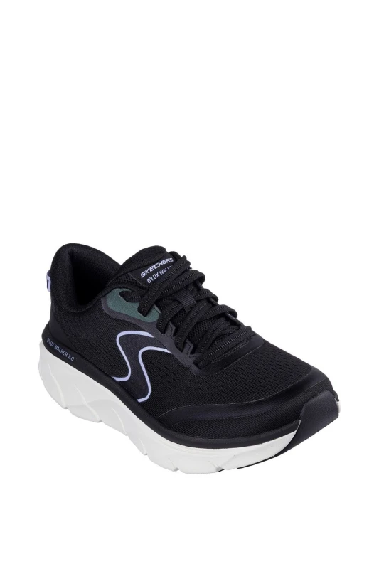 Image of Skechers D'Lux Walker 2.0 Active Pace Runners Womens - Black 5
