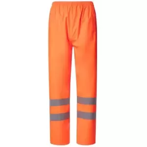 image of Yoko Unisex Adult Flex U-Dry Over Trousers (L) (Orange) - Orange