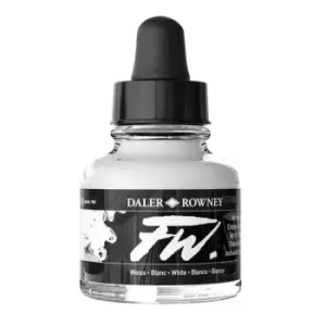 Image of Daler-Rowney FW Artists Acrylic Ink 29.5ml White