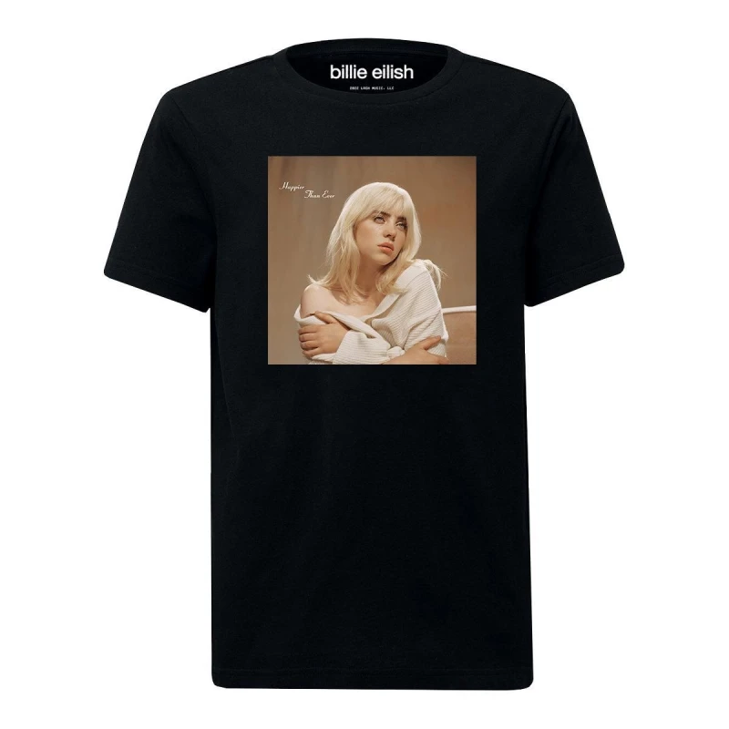 Image of Amplified Amplified Men Happier Than Ever Billie Eilish T-Shirt in Black Size: X-Small Black XS Male 5063238019270
