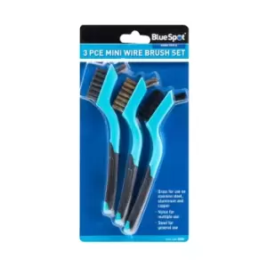 image of BlueSpot 3 Piece Mini Wire Brush Set