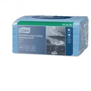 Image of Tork Blue Long-lasting Cleaning Cloth